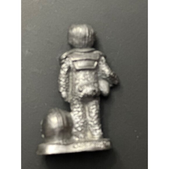 Michael  Ricker Pewter Figurine Boy With Football & Helmet 287 Collectible - Picture 4 of 8